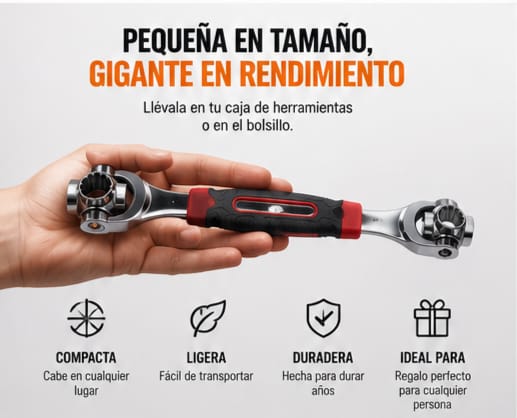Llave Universal 360 grados 8 puntas